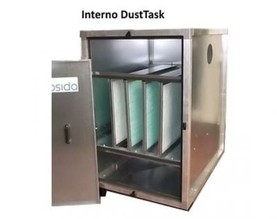Interno del filtro a tasche DustTask