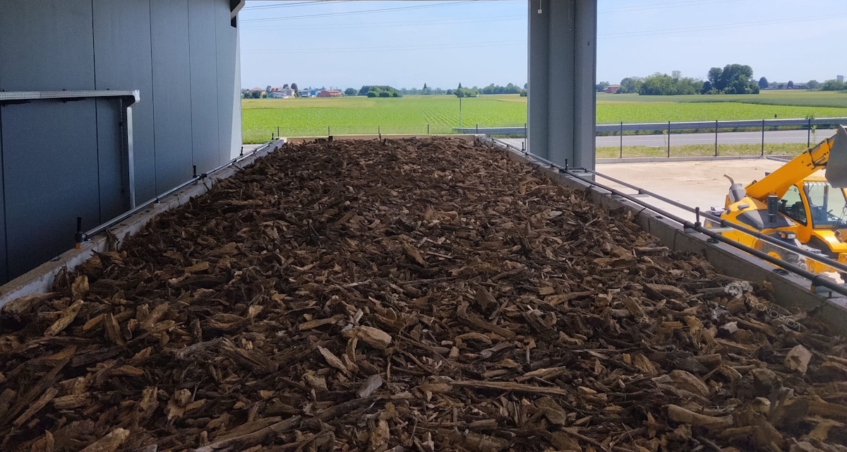 Biofiltro Bioclean Tecnosida per l'abbattimento degli odori emessi da processi industriali